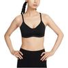 Dri-Fit Минималистичная Мода Однотонный Спортивный Бюстгальтер Женское нижнее белье Черный FQ3551010