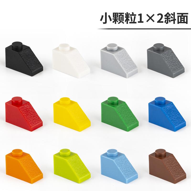 10Pcs 3040 1x2 Slope Building Block Moc Color Accessories Compatible with Brick Children Toy Assembly Gift Box
