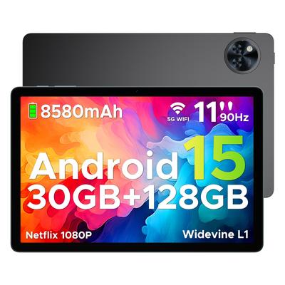 Doogee Планшет U11 Pro Android 16, 11 дюймов, 30 ГБ ОЗУ 256 ГБ ПЗУ(TF 2 ТБ), Аккумулятор 8580 мАч
