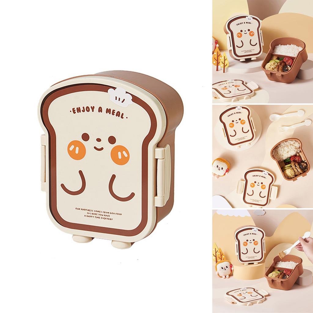 Уникальная коробка для хранения продуктов в форме хлеба, текстура пищевого пластика, подходит для студентов и профессионалов