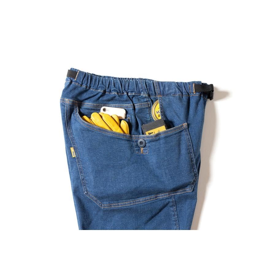 GripSwany JOG 3D Wide Camp Pants Джинсовые Широкие Кемпинговые Брюки Легкие Размер L 2.0 GSP-59V2 Брюки, Индиго,