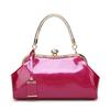 Fashionable Patent Leather Glossy Women's Bag, Red Grand Handbag, Women's One Shoulder Diagonal Cross Bag