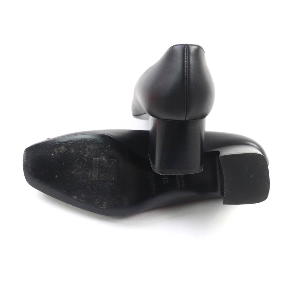 Отличные туфли HERMES черная кожа Женские 37 Б/у