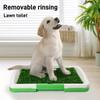 Pet Dog Toilet Artificial Grass Dog Potty Splashproof Washable Reusable Pee Pads Dog Training Toilet Puppy Pad Tray Pet Supplies