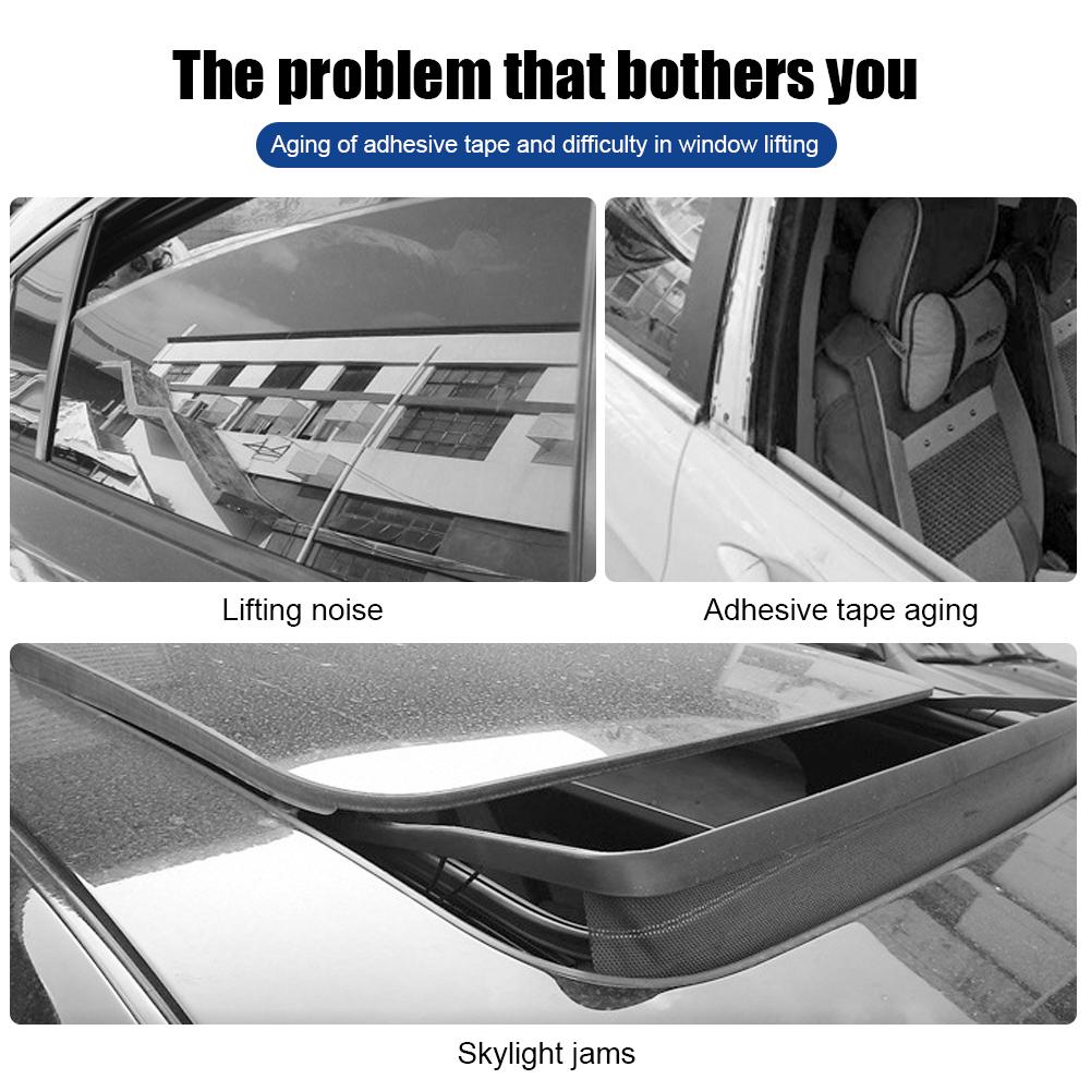 100 мл резиновая дверная резиновая полоска для смягчения автомобиля, смазка для окон, устраняет шум, люк на крыше удобен для защиты от ржавчины