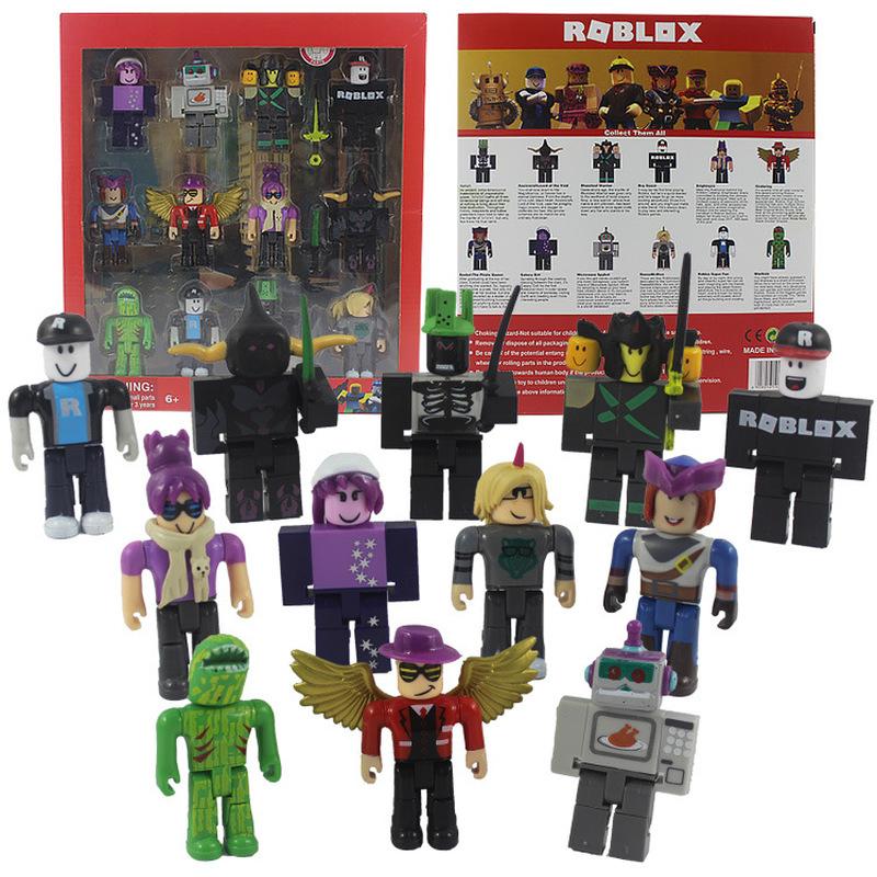 Фигурки Roblox 12 штук 2,5–3 дюйма, достойные коллекционирования, персонажи виртуальных игр, игрушки с аксессуарами, набор в кейсе, безопасный для детей