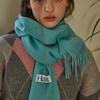 HAINT WINTER PREMIUM WOOL MUFFLER_10colors_AQUA BLUE