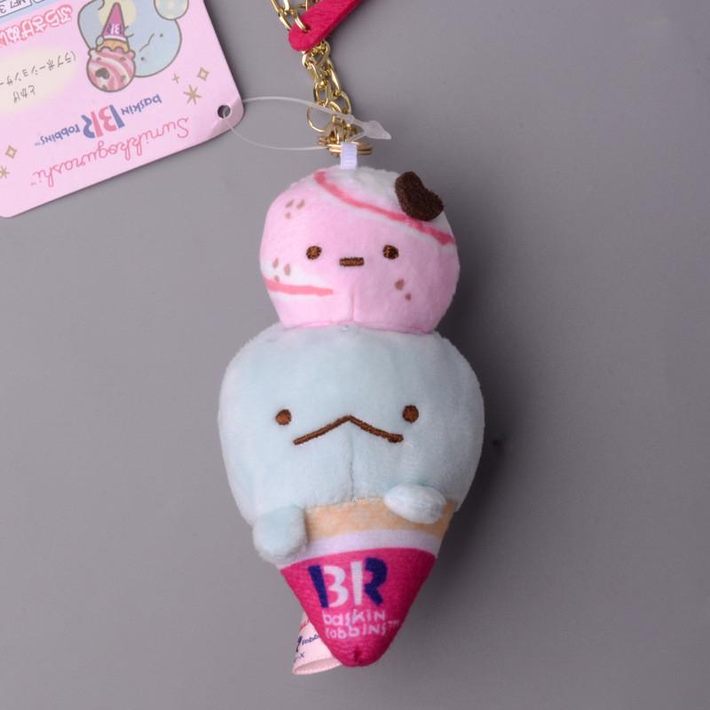 Cute Animal Sumikkogurashi Plush Keychain Soft Filling Kids Teen Dolls Gift