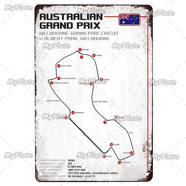 Винтажный гоночный трек, металлический плакат, жестяная табличка для соревнований, железная пластина, бар, клуб, человек, пещера, домашний декор, плакат для фанатов, на заказ