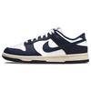 Nike Dunk Low Vintage темно-синие женские кроссовки сине-белые Midnight-Navy DD1503-115
