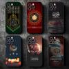 Мусульманский Ислам Бисмиллях Аллах Мягкий Чехол для Телефона для iPhone 16 16E 17 Air 15 Pro Max 14 Plus 13 Mini 11 12 7 Черная Крышка Задняя Панель