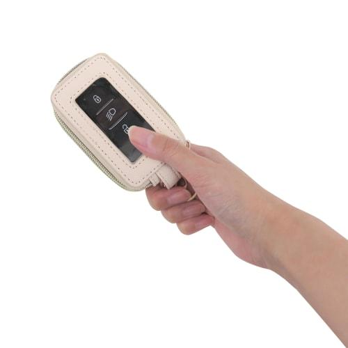 Meiho Double Pocket Key Case, Snoopy, Ivory, SN3203