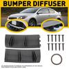 Rear Lower Diffuser 10 F Bumper Lip Splitter Spoiler Carbon Fiber For Honda B