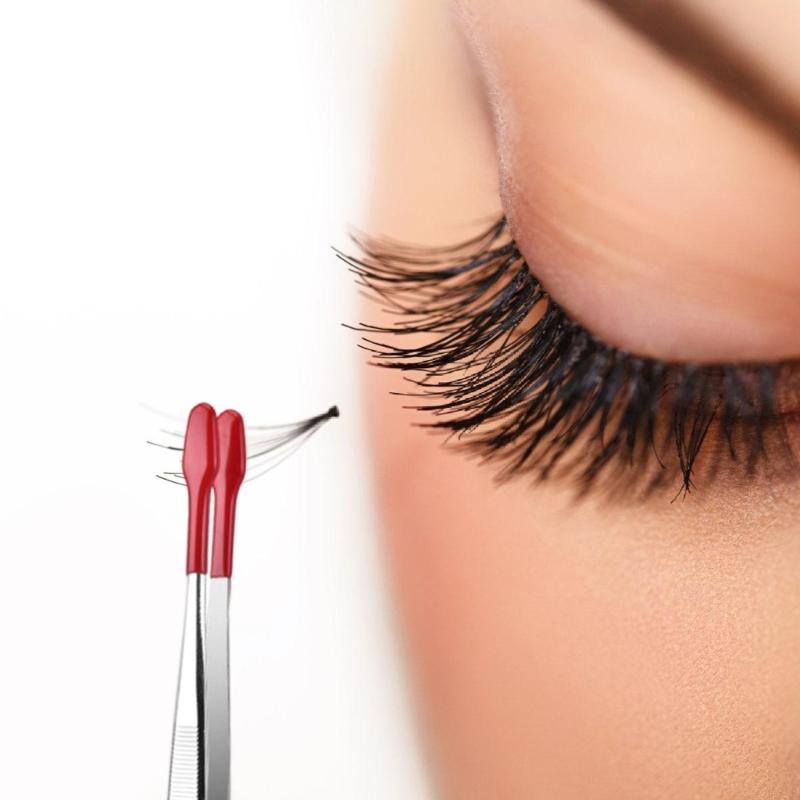 Набор пинцетов с резиновыми наконечниками, 3 шт., с пинцетами с плоским, изогнутым и острым кончиками, покрытыми силиконом, для рукоделия, ювелирных изделий, аппликаторов для ресниц