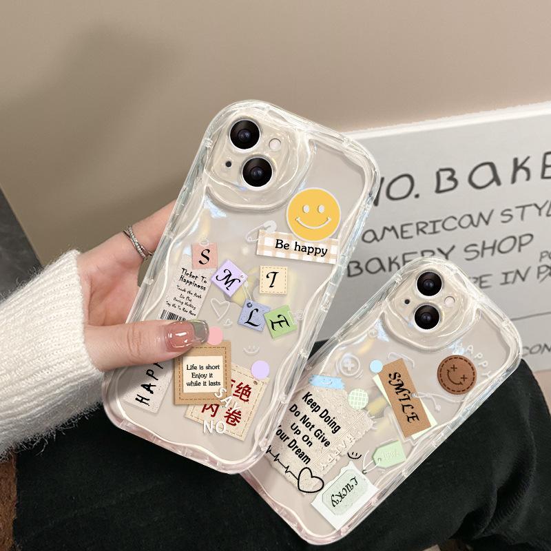 Применимо к чехлу для мобильного телефона Apple 11 iPhone11promax/11 наклейка со смайликом Английский 11/11 прозрачный силикон 11