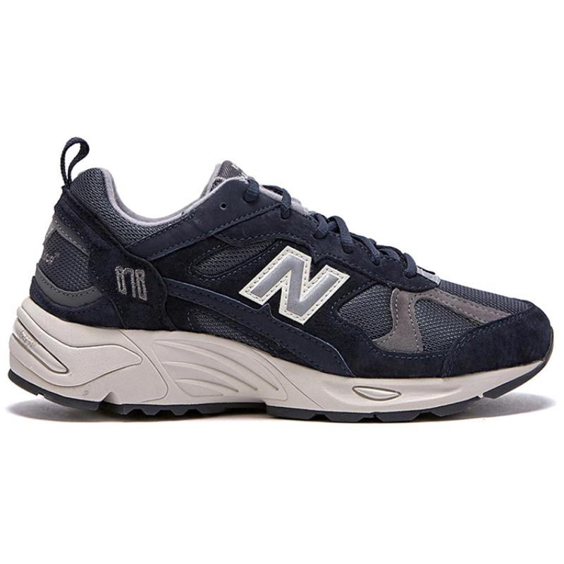 New Balance 878 Темно-синие серебристые кроссовки CM878KE1