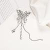 High-End Butterfly Tassel Brooch: Vintage, Versatile, and Fashionable Long Pin for Women