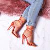 Sexy Thin Heel High Heels Pinch Toe Women's Sandals Open Toe Cross-tied Ankle Strap Women Party Shoes  2024 New Summer Sandals