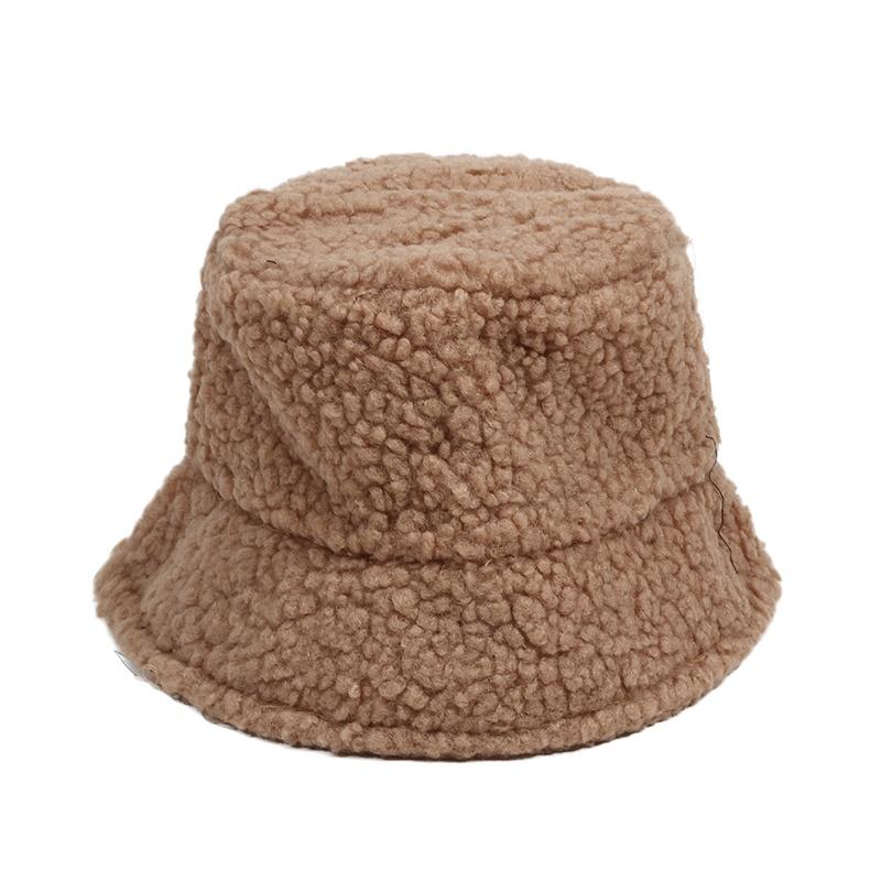 1PC Women's Winter Warm Lamb Fisherman Hat Outdoor Letter Basin Hat Suitable for Weddings Outdoor Activities