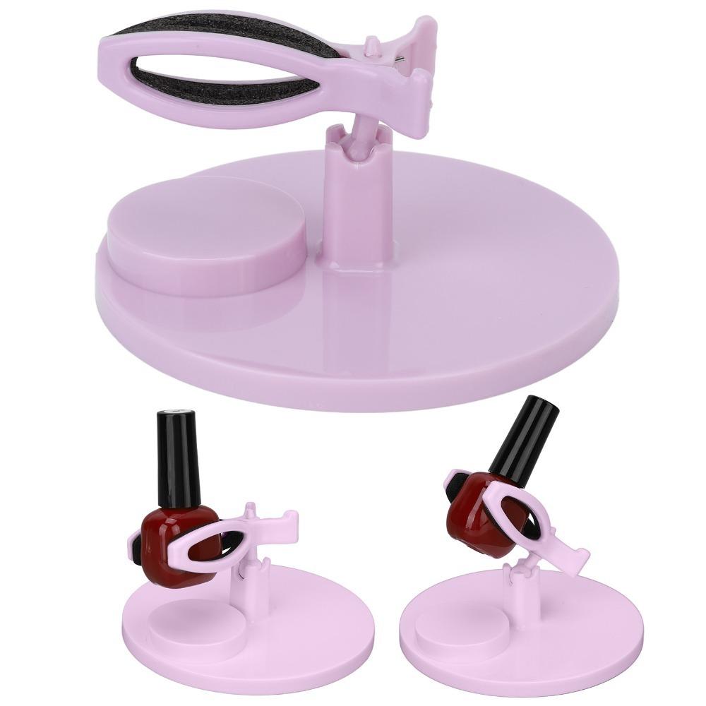 Secure Clamping Tilted Nail Polish Stand Practical For Nail Salons And Training Schools