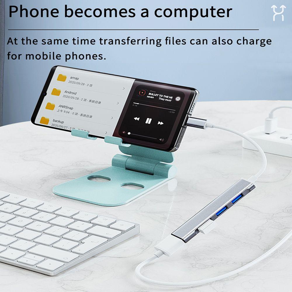High Speed OTG Adapter Data Transmission Type-C 3.1 Dock Station USB C HUB USB 3.0 Splitter