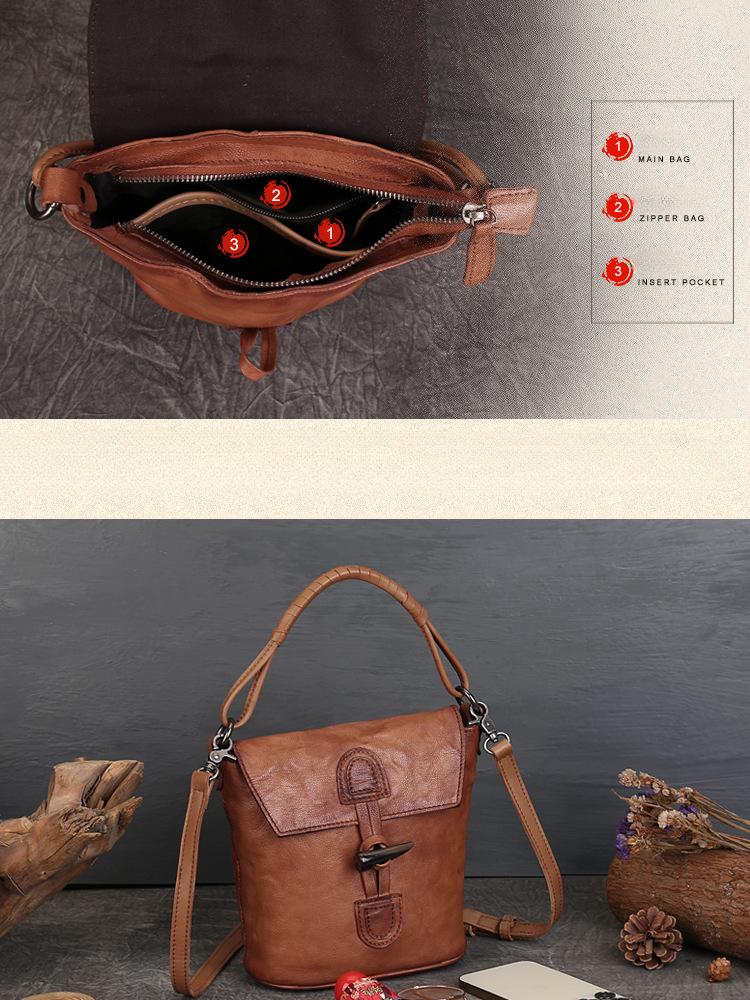 Johnature Женская сумка, винтажная сумка-мешок, универсальная сумка из натуральной кожи, изысканные сумки на плечо