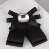 Retro Personalized Fabric Bow Brooch Corsage Mourning Brooch Women Suit Shirt Collar Pins Necktie Jewelry Accessories
