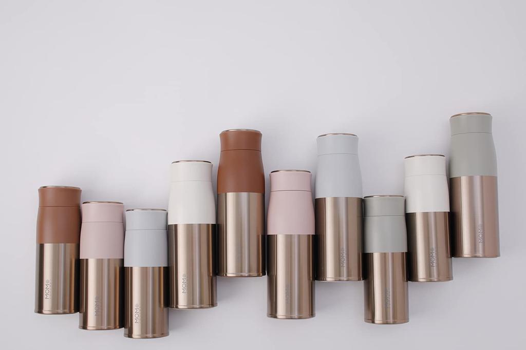 MOMO CONCEPT Бутылка для воды с вакуумной изоляцией, легкий тамблер Lupine RG 400 мл, ледяной серый 01002-29232R