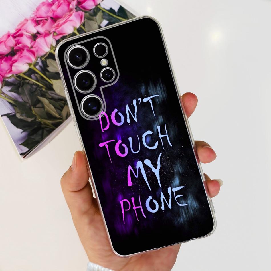 For Samsung Galaxy S24 Ultra S24 Plus (S24+) S24 5G Phone Case Samsung S24Plus S24Ultra Fashion Cool Pattern Soft Silicone Cases