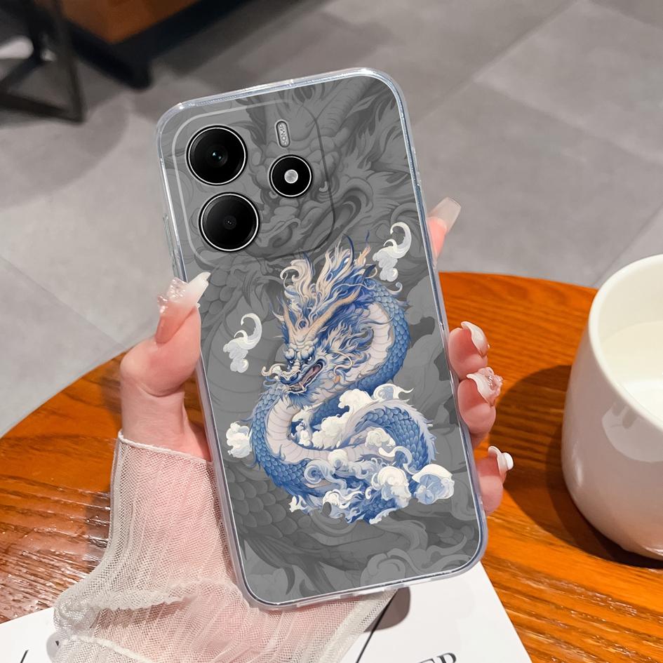 Забавные черные задние крышки для кота для Redmi Note 14 Pro Plus A3 K80 Pro A4 14R новый чехол для телефона эстетический дизайн жидкий силиконовый мягкий корпус для Redmi бампер