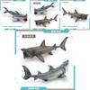 Модель акулы - морского существа для детей, образовательный экспонат, ПВХ-поделка