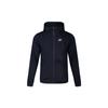 Knit Hooded Casual Sports Jacket Men Outerwear Blue 804392-451