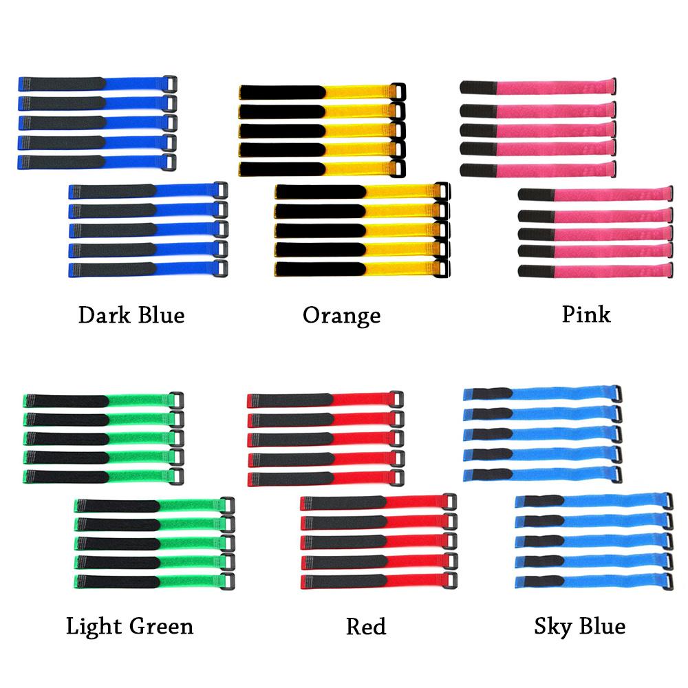 10 шт. новый нейлоновый прочный противоскользящий кабель аксессуары для радиоуправления крепежные ремни Eachine и Lipo Battery