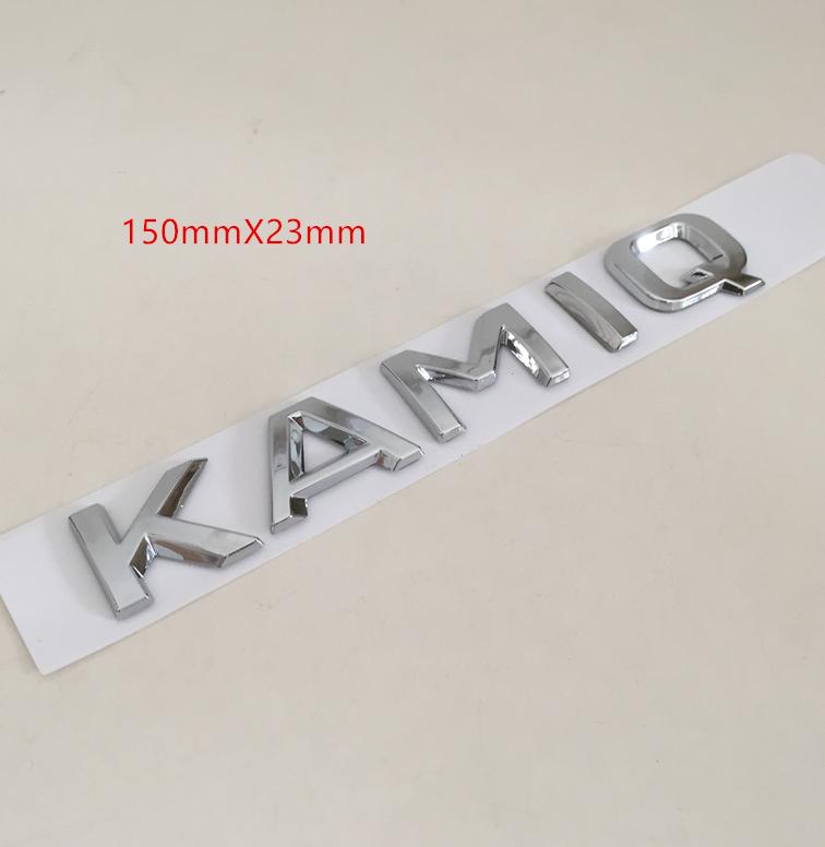 Mqcyf7 1 шт. 3D ABS Отличная Octavia KODIAQ RAPID FABIA KAMIQ KAROQ YETI 4x4 автомобиль Буквенный знак Задний багажник Наклейки Шильдик наклейка Наклейка