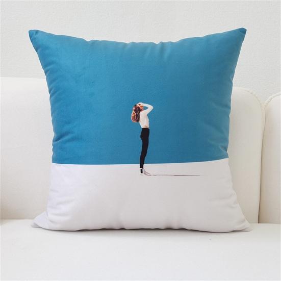 Чехол на подушку, полезный стильный чехол для подушки из полиэстера, чехол для подушки, домашний отель, общежитие, декор офисного стула, наволочка