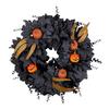 Halloween Decorations, Black Maple Leaves, Withered Branches Flower Garlands, Door Hanging Ornaments, Ghost Festival, Party Simulation Ornaments