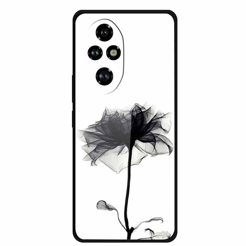 Tempered Glass Case For Honor 200 Pro Case Hard Phone Back Cover Soft Bumper For Honor 200 Pro Case Honor200 Pro 200Pro Bag Capa