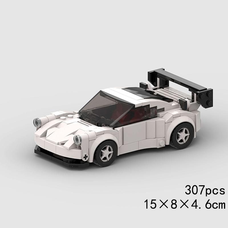 MOC Car Super Race City Speed ​​Sport Pickup Vehicle Model Building Blocks Rally Supercar Racing Bricks Christmas Gift Technical