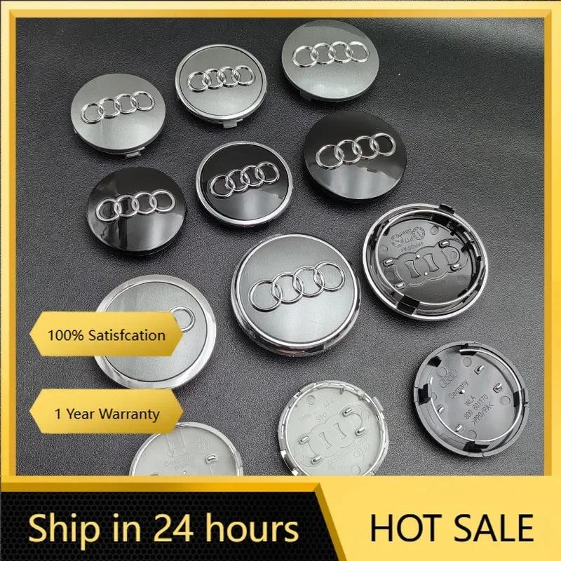 Hub Caps Hot For Audi 4pcs 60mm 61mm 68mm 69mm 77mm Audi Hub Caps Car Wheel Center Caps for Audi A1 A2 A3 A4 A5 A6 A7 A8 S3