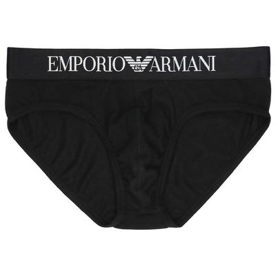 Мужские хипсы с культовой резинкой с логотипом Emporio Armani, размер M (Размер ЕС), Размер 98, Черный, 54047296