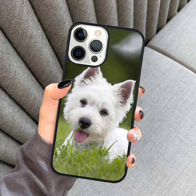Whippet mum Westie West highland terrier dog Phone Case For iPhone 17 Air 16 16e 15 13 14 Pro Max 11 12 Plus 2022 MAX