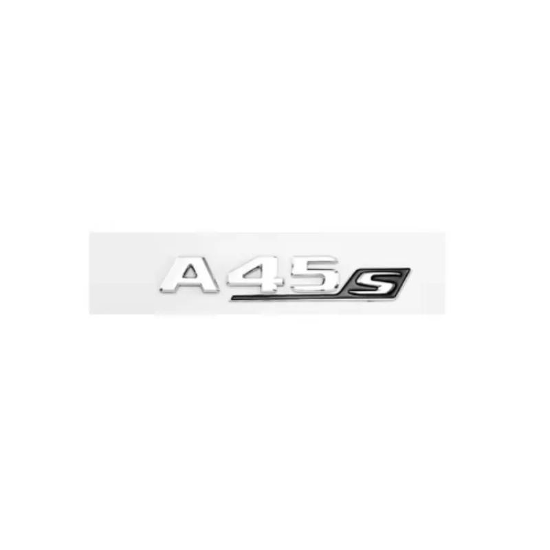 3D ABS красный и черный S-логотип A35S A45S буквенная эмблема наклейка подходит для Mercedes-Benz A45S AMG W176 W177 автомобильные аксессуары.