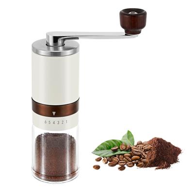 Кофемолка VKCHEF, ручная кофемолка, керамическая ступка, помол кофейных зерен, кофемолка, внешняя регулировка на 6 градусов, легко чистить,
