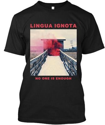 Новый с биркой Lingua Ignota No One Is Enough Американский Инструменталист Футболка Размер S-4XL Унисекс Футболка
