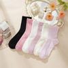 Autumn Winter Soft Comfort Breathable Dress Socks for Women Womens Cotton Crew Socks  Above Ankle Crew Socks for Casual