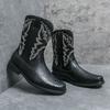 Мужские ботинки челси с крокодиловым узором, высокие мотоциклетные ботинки в стиле ретро, повседневная кожаная обувь, новое поступление, мужская официальная деловая обувь