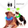 Новый светодиодный ошейник для собак 70 см с USB-подзарядкой для маленьких, средних и крупных собак