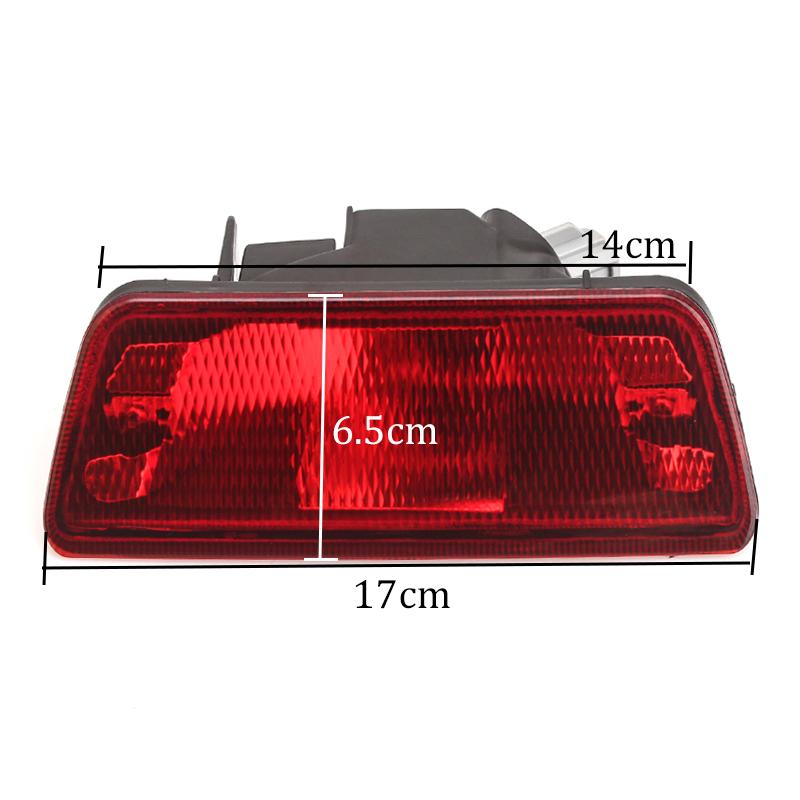 MZORANGE Rear Bumper Light For Nissan Xtrail X-Trail T32 Rogue 2014-2015 2016 Reflector ABS Back Brake Fog Lamp Car Accessories