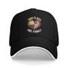 Vintage Colombia Flag Golf Cap Unisex Headwear  Outdoor Travel Adjustable Fit Sun Caps