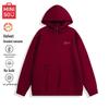 MINISO Men's Fleece-Lined Hooded Sweatshirt